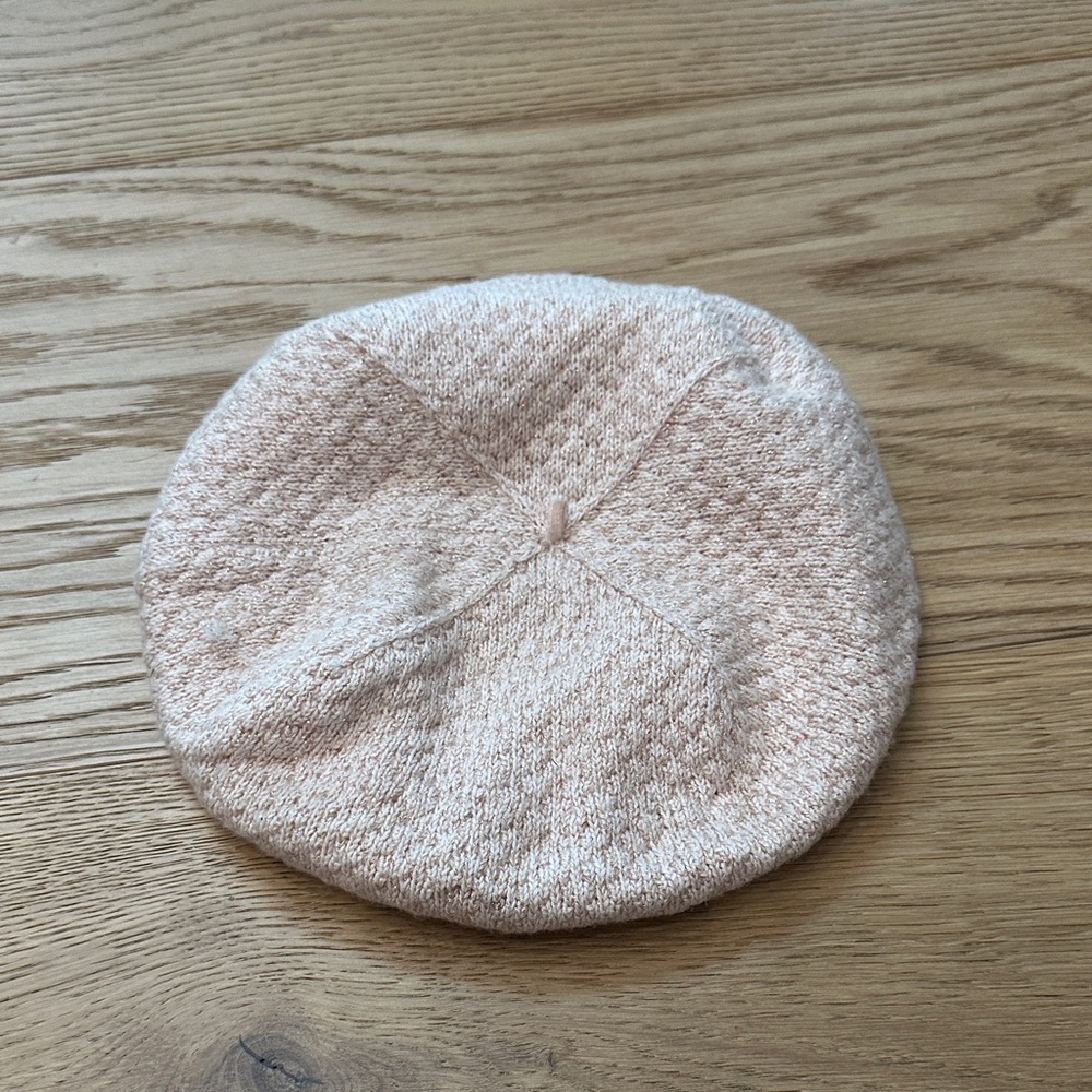 Janie and jack Chic Pink Beret 2/3T